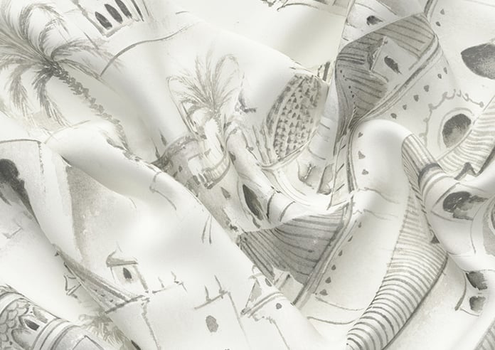 Voyage, Parchment - Motorised Roman Blind - Image 4